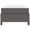 vidaXL Bed Frame with Mattress Grey 31.50 x 78.74 in Fabric