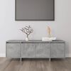 vidaXL TV Cabinet Concrete Grey 47.2x11.8x15.9" Engineered Wood