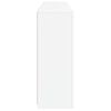 vidaXL Sideboard Set of 3 White Engineered Wood, Glass Large Sideboard