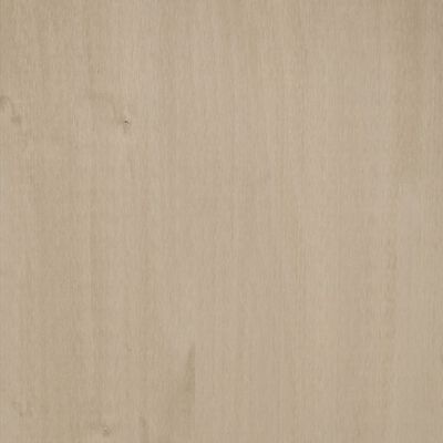 vidaXL Console Table HAMAR Honey Brown 35.4"x13.8"x35.4" Solid Wood Pine