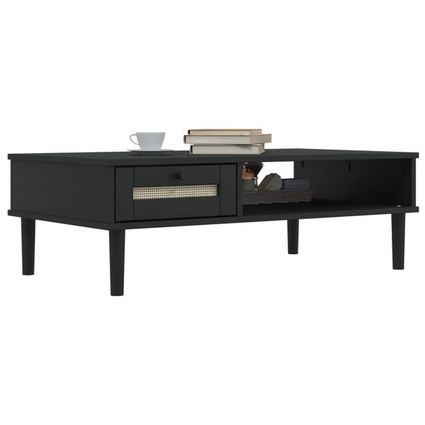 vidaXL Coffee Table Black