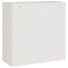 vidaXL File Cabinet White Powder-coated steel Large File Cabinet