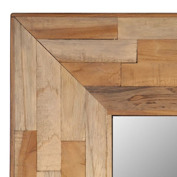 vidaXL Mirror Reclaimed Teak 19.7"x43.3"
