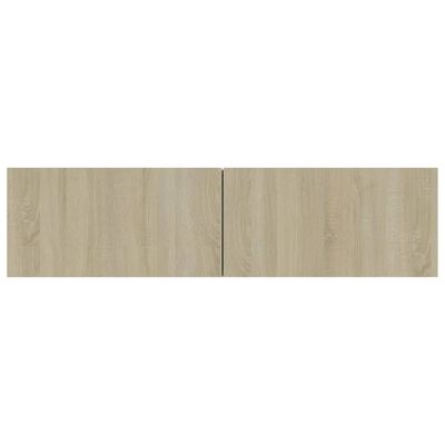 vidaXL TV Stand Sonoma Oak 47.2"x11.8"x11.8" Engineered Wood