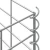 vidaXL Gabion Raised Bed Silver Rust-proof and weather-proof iron Large