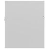 vidaXL Sink Cabinet High gloss white Engineered wood Medium Sink Cabinet