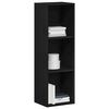 vidaXL Bookcase Black Oak 36x30x114 cm Engineered Wood