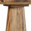 vidaXL Side Table Natural mango wood Solid Mango Wood Small Durable