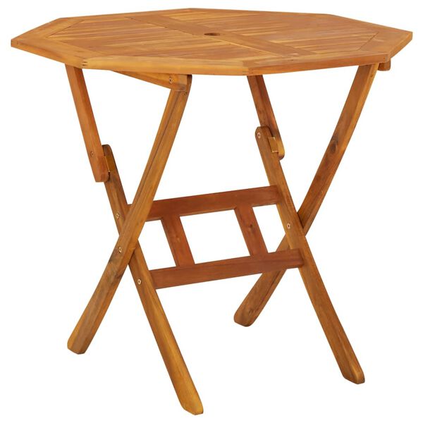 vidaXL 5 Piece Patio Dining Set Solid Acacia Wood (315951+313604)