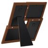 vidaXL Photo Frame Dark Brown MDF Small Collage Photo Frame