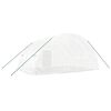 vidaXL Greenhouse White Polyethylene and galvanized steel Large