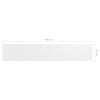 vidaXL Balcony Screen White 29.5x157.5" Oxford Fabric