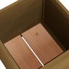 vidaXL Garden Planter Honey Brown Solid Pinewood 19.7 in Garden Planter