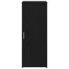 vidaXL Storage Cabinet Black Engineered wood Compact Storage Cabinet