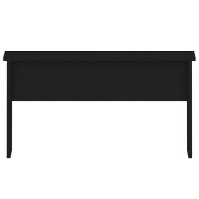vidaXL Coffee Table Black 31.5"x19.9"x16.3" Engineered Wood