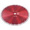 vidaXL Diamond Cutting Disc with Turbo and Holes Steel 13.78 "
