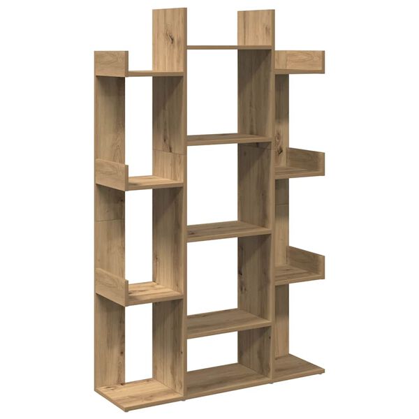 vidaXL Book Cabinet Artisan Oak Engineered Wood Medium Book Cabinet