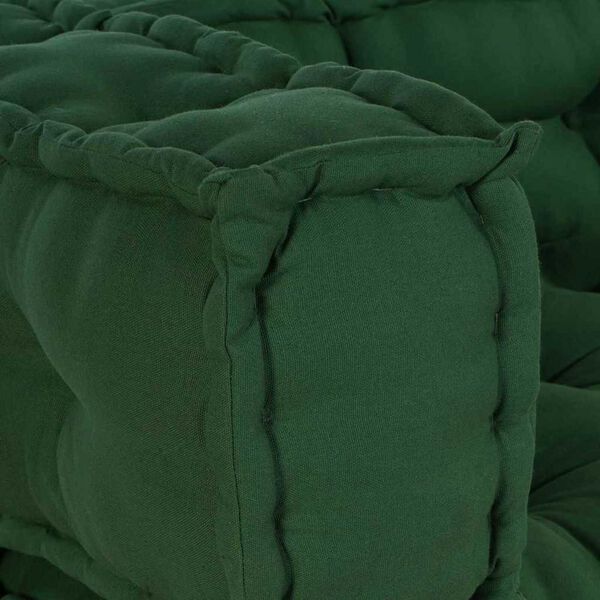 vidaXL Pallet Sofa Cushion 3 pcs Green fabric
