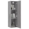 vidaXL Wall-mounted TV Cabinet Grey Sonoma Engineered wood Standard