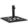 vidaXL Umbrella Base Black Cast iron Large Durable Umbrella Base