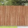 vidaXL Bark Fence Brown 236.2" x 59.1" Bark