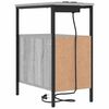 vidaXL Bedside Cabinet 2 pcs Grey Sonoma 11.81 x 18.90 x 24.02 in