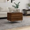 vidaXL Coffee Table Brown Oak Engineered wood 23.6 x 17.5 x 17.7 in