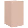 vidaXL Bedside Cabinet Pink Cold-rolled steel Small Bedside Cabinet