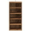 vidaXL Shoe Cabinet Set of 2 Old wood Engineered wood Compact