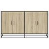 vidaXL Sideboard Sonoma oak Engineered wood and metal Sideboard