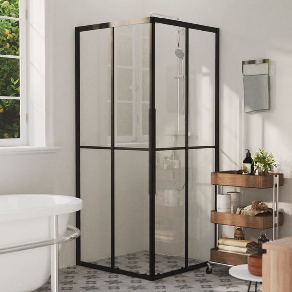 vidaXL Shower Cabin ESG 31.5"x31.5"x70.9"