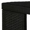 vidaXL Garden Bar Set Black, Cream