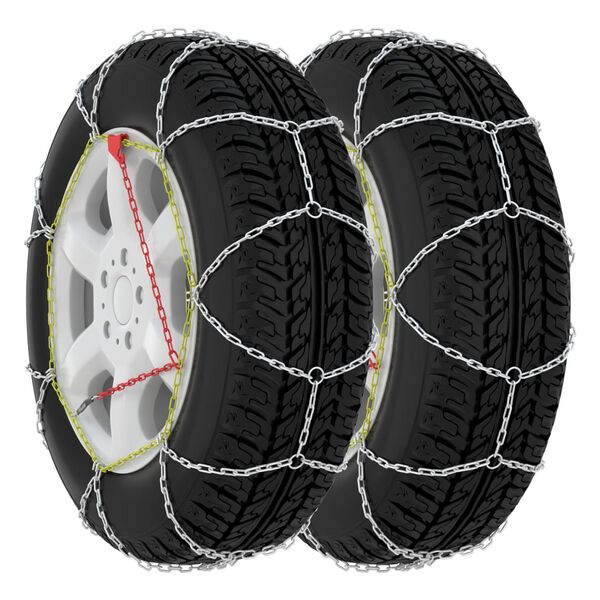 vidaXL Car Tyre Snow Chains 2 pcs 0.63 " SUV 4x4 Size 460