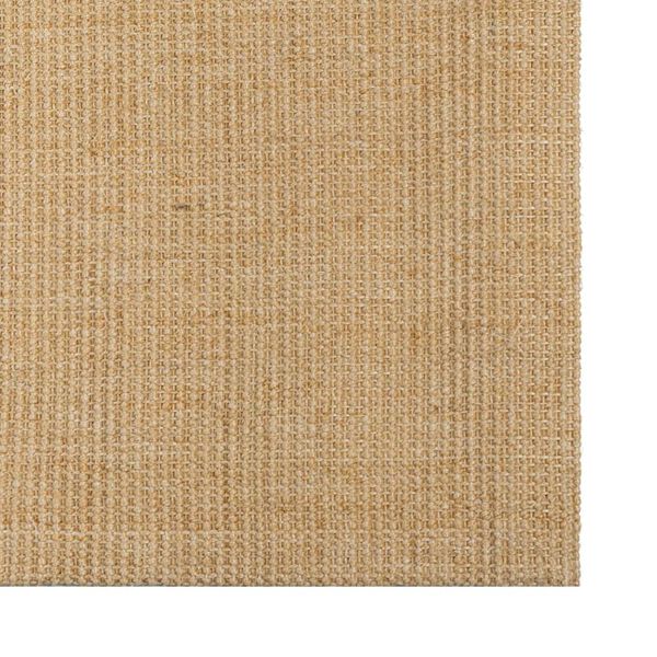 vidaXL Rug Natural 100% Sisal 26 x 59 in Rug Rectangular Minimalist