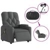 vidaXL Electric Massage Recliner Chair Dark Grey