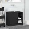 vidaXL Sink Cabinet Black Oak 63 x 29 x 55 cm Engineered wood