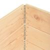 vidaXL Pallet Collars 3 pcs 39.4"x39.4" Solid Pine Wood