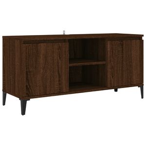 vidaXL TV Cabinet Brown Oak Engineered wood Medium TV Cabinet