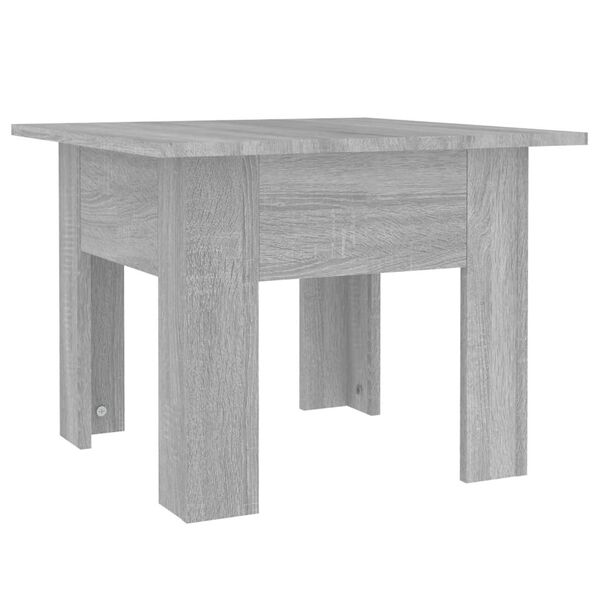 vidaXL Coffee Table Gray Sonoma Engineered wood Standard Modern
