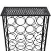 vidaXL Wine Rack for 28 Bottles Metal