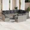 vidaXL Garden Sofa Set Light Grey