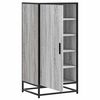 vidaXL Shoe Rack Grey Sonoma Engineered wood, metal Medium