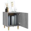 vidaXL Bedside Cabinet Grey Sonoma Engineered Wood Medium