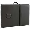 vidaXL Massage Table with 4 Zones Aluminum Frame Anthracite 73.2"x26.8"