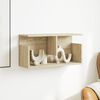 vidaXL Wall Cabinet Sonoma Oak Engineered wood Medium Wall Cabinet