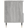 vidaXL Bedside Cabinet Gray Sonoma Engineered wood Medium