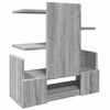 vidaXL Desk Organiser Grey Sonoma 19.3x7.9x20.7" Engineered wood