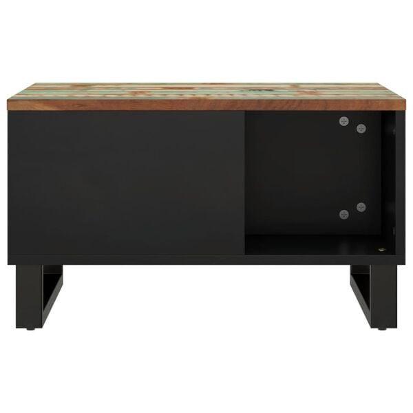 vidaXL Coffee Table Mixed Color Solid reclaimed wood, Iron Medium