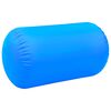 vidaXL Inflatable Gymnastic Roll with Pump 39.4x23.6" PVC Blue