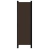 vidaXL 3-Panel Room Divider Brown 59.1"x70.9"